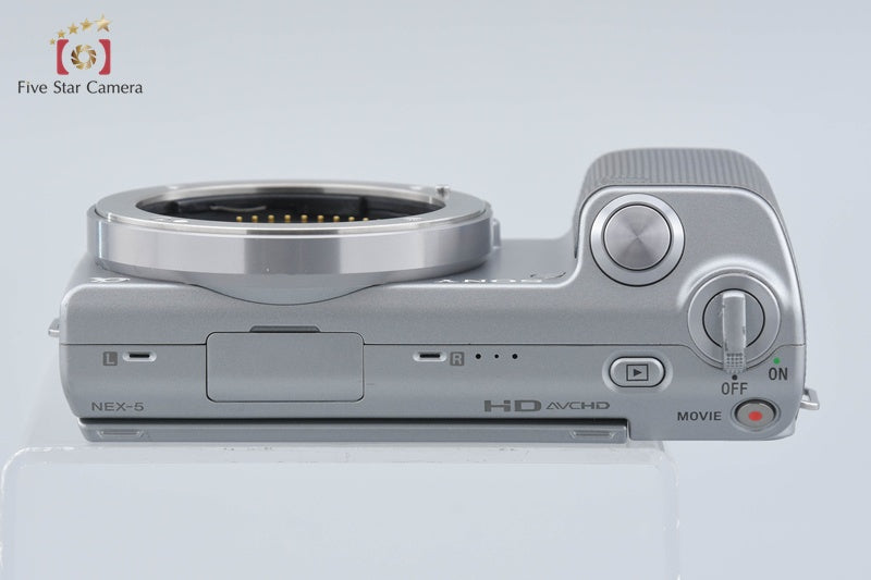 Sony Alpha α NEX-5 Silver 14.2 MP Mirrorless Camera [Japanese Language Only]