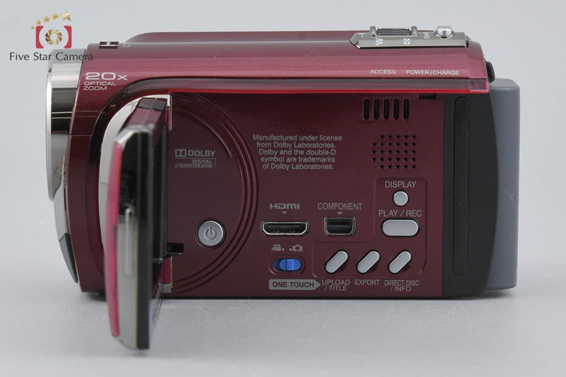 JVC Everio GZ-HD300-R Red HDD Video Camcorder [Japanese Language Only]