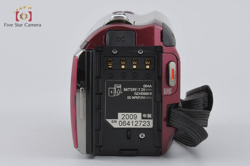 JVC Everio GZ-HD300-R Red HDD Video Camcorder [Japanese Language Only]