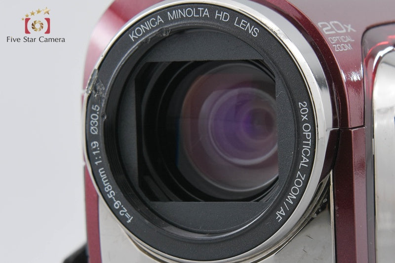 JVC Everio GZ-HD300-R Red HDD Video Camcorder [Japanese Language Only]