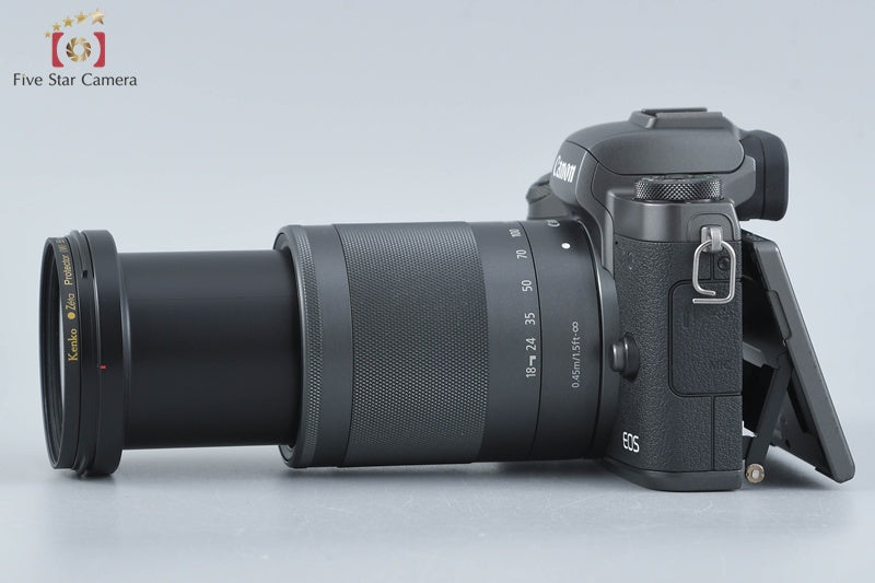 Canon EOS M5 24.2 MP Digital Camera EF-M 18-150 IS STM Lens w/ Box