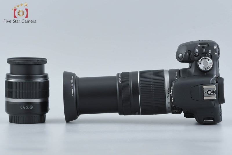 Canon EOS Kiss X3 / Rebel T1i / 500D 15.1 MP DSLR EF-S 18-55 55-250 Lenses