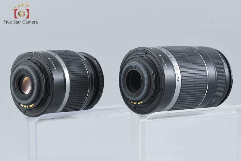 Canon EOS Kiss X3 / Rebel T1i / 500D 15.1 MP DSLR EF-S 18-55 55-250 Lenses