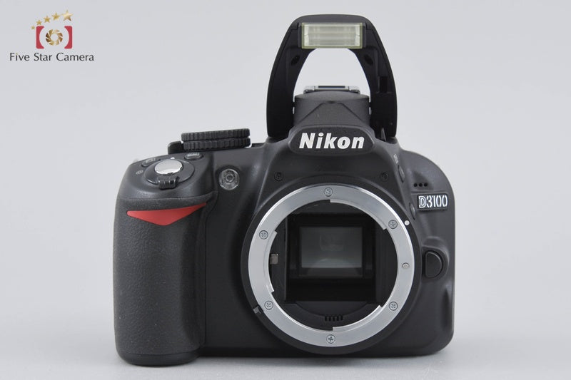 "Shutter count 2,348" Nikon D3100 Black 14.2 MP Digital SLR Camera 18-55 VR Lens