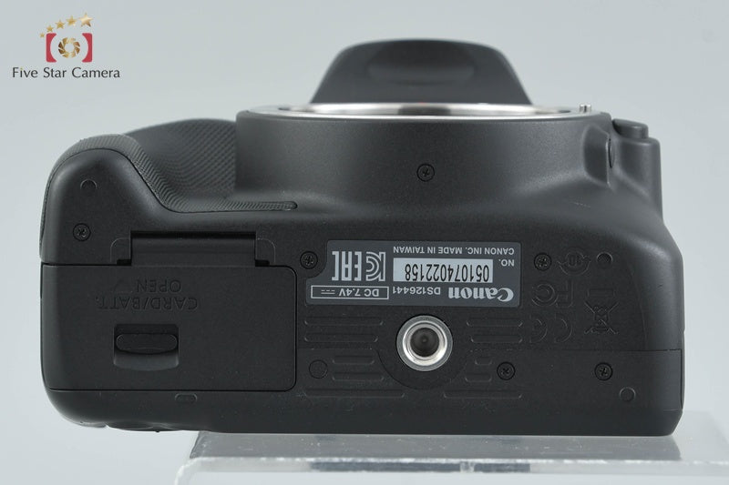 "Count 816" Canon EOS Kiss X7 / Rebel SL1 / 100D Black 18.0 MP DSLR Camera Body