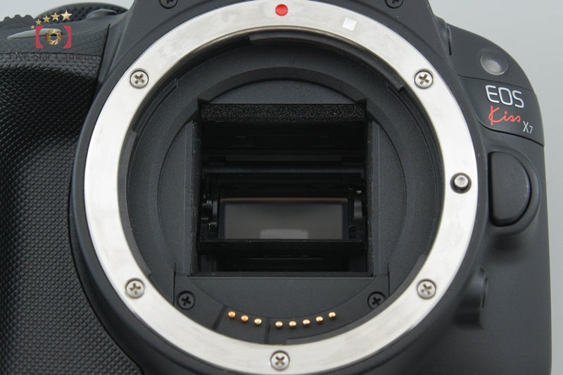 "Count 816" Canon EOS Kiss X7 / Rebel SL1 / 100D Black 18.0 MP DSLR Camera Body