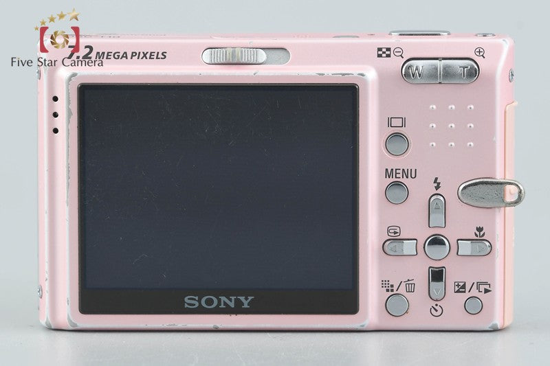 SONY Cyber-shot DSC-T10 Pink 7.2 MP Digital Camera [Japanese Language Only]