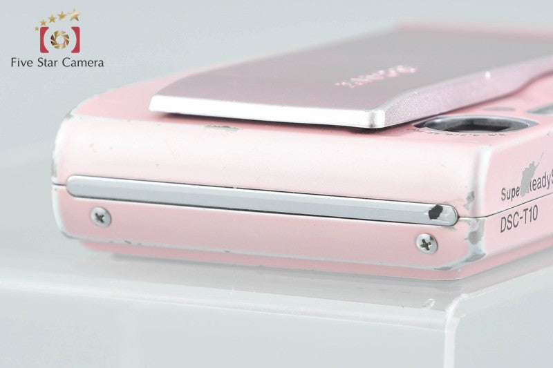 SONY Cyber-shot DSC-T10 Pink 7.2 MP Digital Camera [Japanese Language Only]