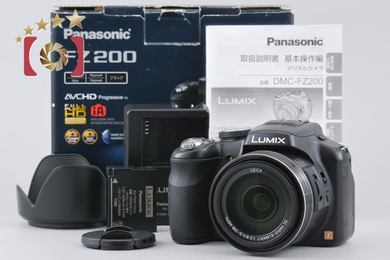 Panasonic LUMIX DMC-FZ200 12.1 MP Digital Camera w/ Box [Japanese Language Only]