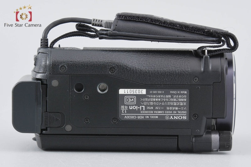 SONY HANDYCAM HDR-CX630V Black Digital 4K Camcoder [Japanese Language Only]