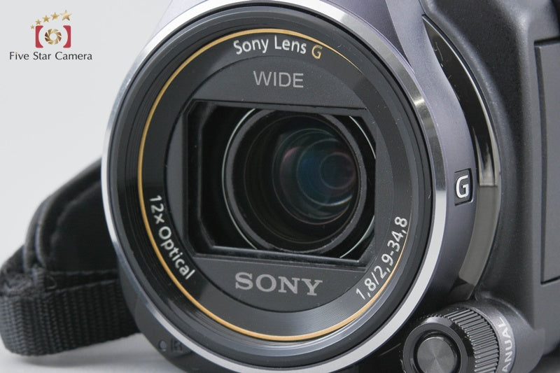 SONY HANDYCAM HDR-CX630V Black Digital 4K Camcoder [Japanese Language Only]