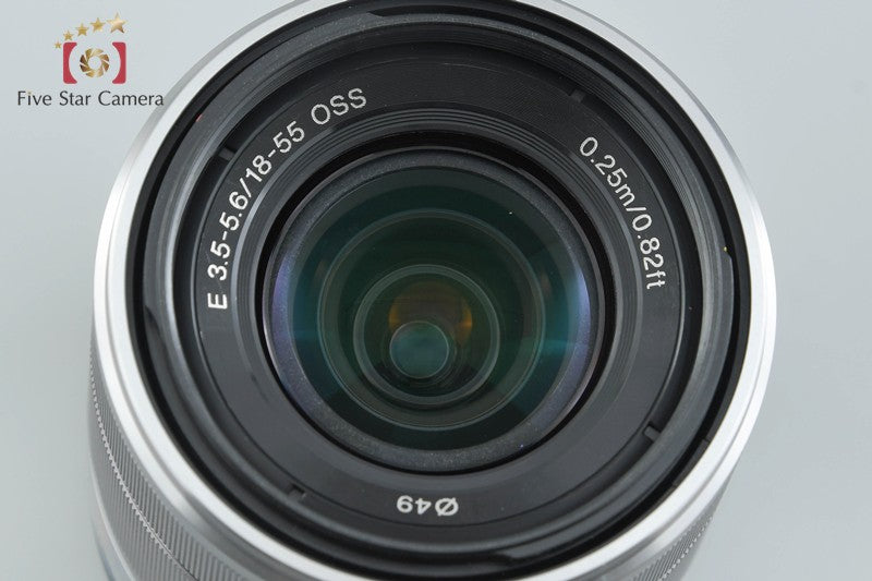 SONY E 18-55mm f/3.5-5.6 OSS SEL1855 Silver