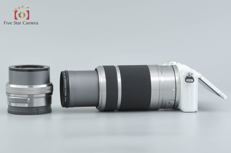 Sony α5100 ILCE-5100 White 24.3 MP 16-50 55-210 Lenses [Japanese Language Only]