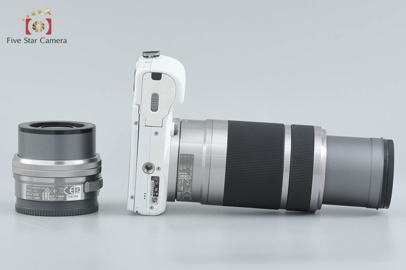 Sony α5100 ILCE-5100 White 24.3 MP 16-50 55-210 Lenses [Japanese Language Only]