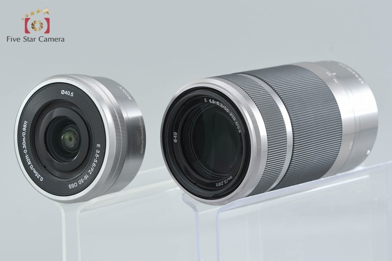 Sony α5100 ILCE-5100 White 24.3 MP 16-50 55-210 Lenses [Japanese Language Only]