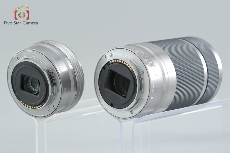 Sony α5100 ILCE-5100 White 24.3 MP 16-50 55-210 Lenses [Japanese Language Only]