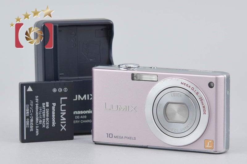 Panasonic LUMIX DMC-FX37 Pink 10.1 MP Digital Camera [Japanese Language Only]