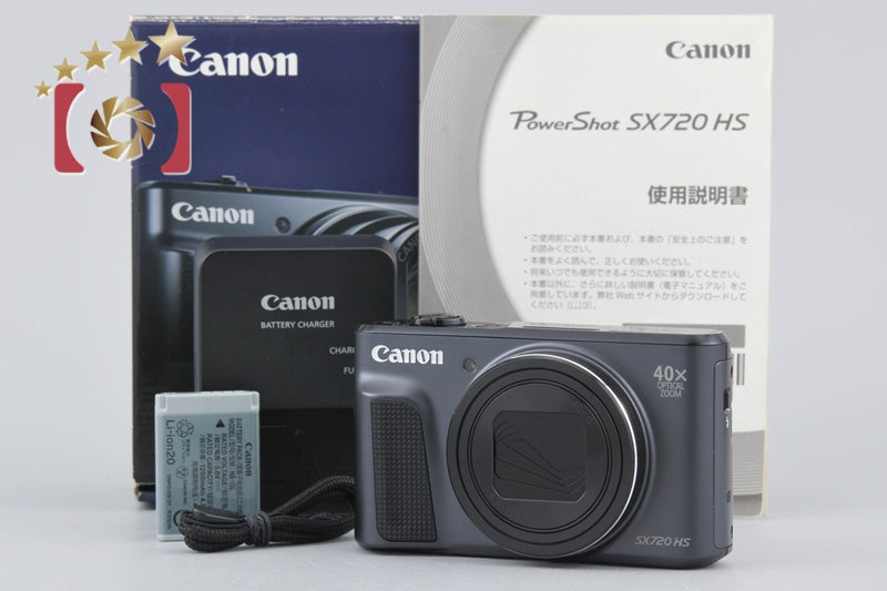 Canon PowerShot SX720 HS Black 20.3 MP Digital Camera w/ Box
