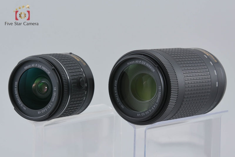 Count 1,509 Nikon D3500 Black 24.8 MP DSLR Camera 18-55 70-300 VR Lens w/ Box