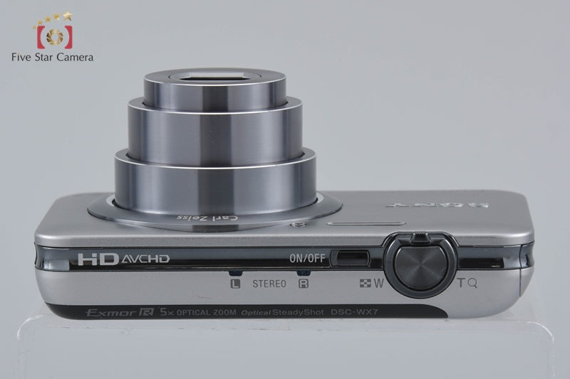 Sony Cyber-shot DSC-WX7 Silver 16.2 MP Digital Camera [Japanese Language Only]