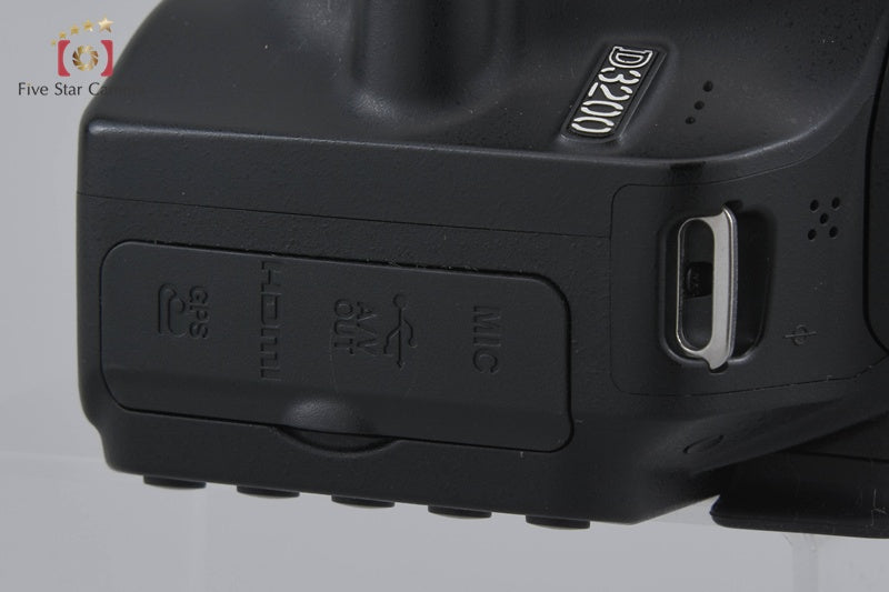 Nikon D3200 Black 24.2 MP Digital SLR Camera Body w/ Box