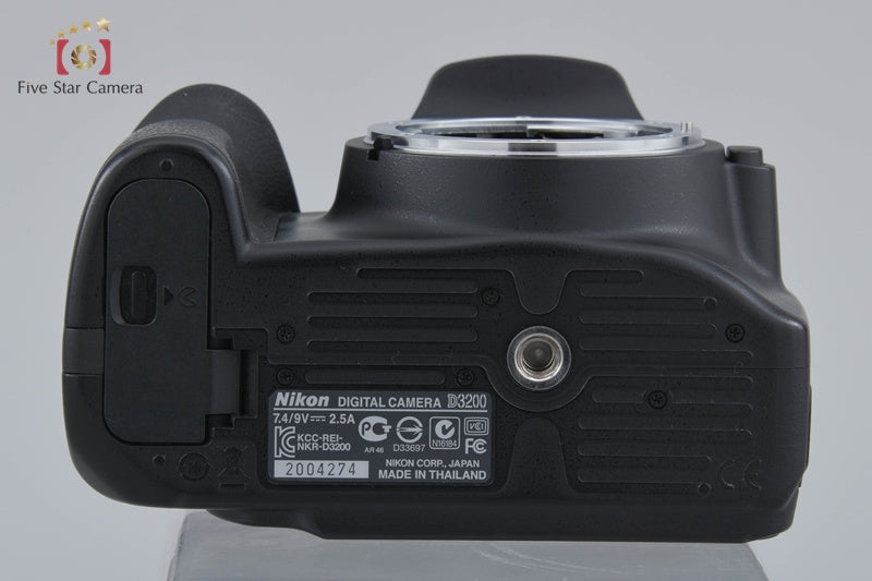 Nikon D3200 Black 24.2 MP Digital SLR Camera Body w/ Box