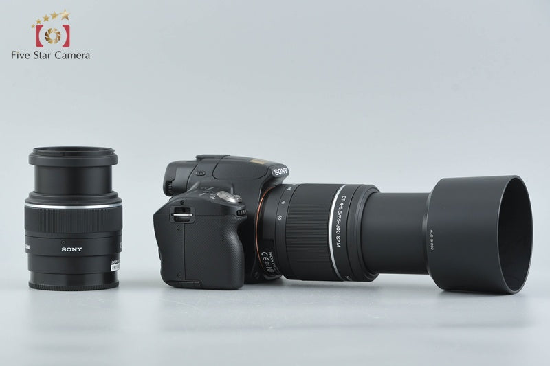 SONY α33 SLT-A33Y 14.2 MP 18-55 55-200 Lenses [Japanese Language Only]