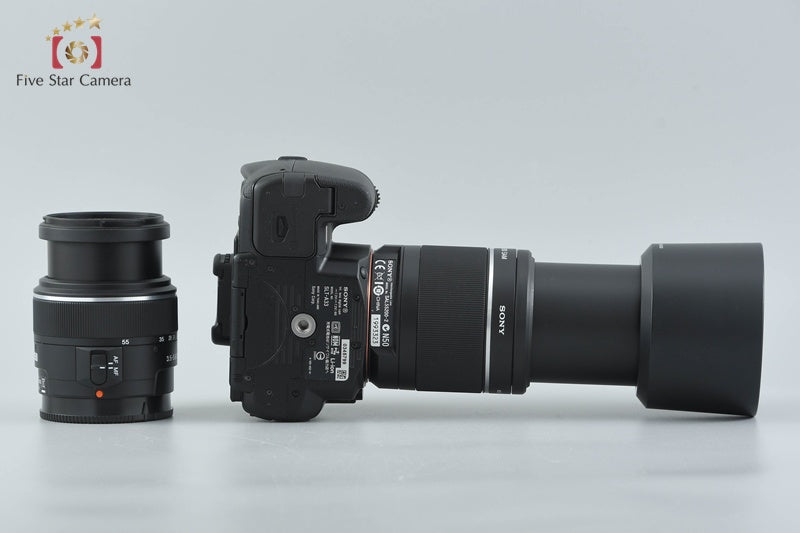 SONY α33 SLT-A33Y 14.2 MP 18-55 55-200 Lenses [Japanese Language Only]