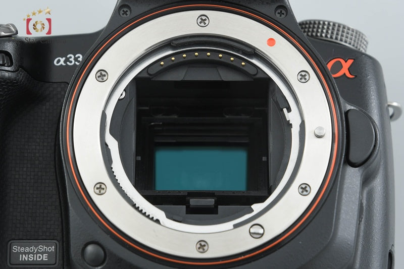 SONY α33 SLT-A33Y 14.2 MP 18-55 55-200 Lenses [Japanese Language Only]