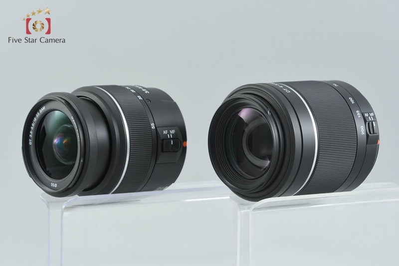 SONY α33 SLT-A33Y 14.2 MP 18-55 55-200 Lenses [Japanese Language Only]