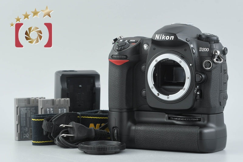 Nikon D200 10.2 MP DSLR Camera + MB-D200 Multi Power Buttery Pack