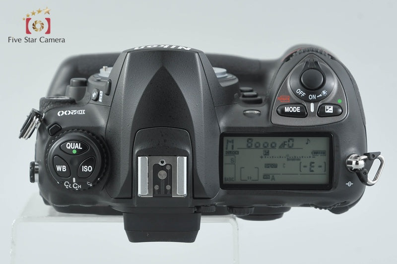 Nikon D200 10.2 MP DSLR Camera + MB-D200 Multi Power Buttery Pack