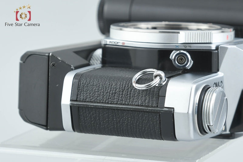 Olympus OM-2N Black 35mm SLR Film Camera Body + Winder 2