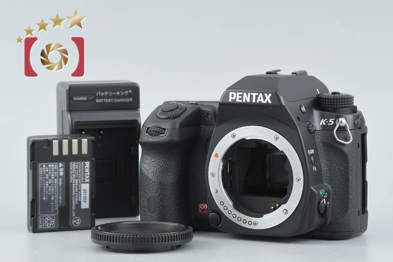 Pentax K-5 Black 16.3 MP Digital SLR Camera Body