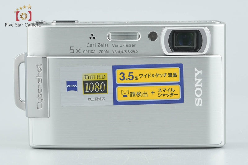 SONY Cyber-shot DSC-T200 Silver Digital Camera [Japanese Language Only]