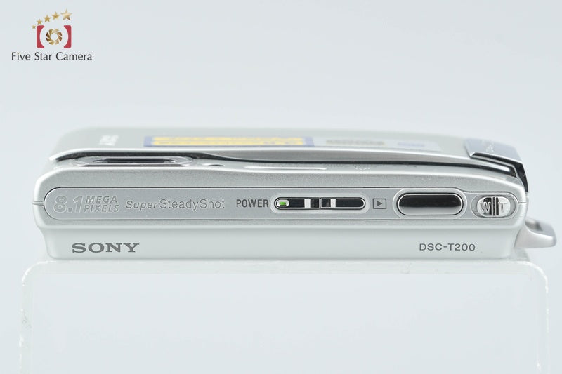 SONY Cyber-shot DSC-T200 Silver Digital Camera [Japanese Language Only]