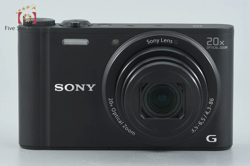 Sony Cyber-Shot DSC-WX350 Black 18.2 MP Digital Camera [Japanese Language Only]