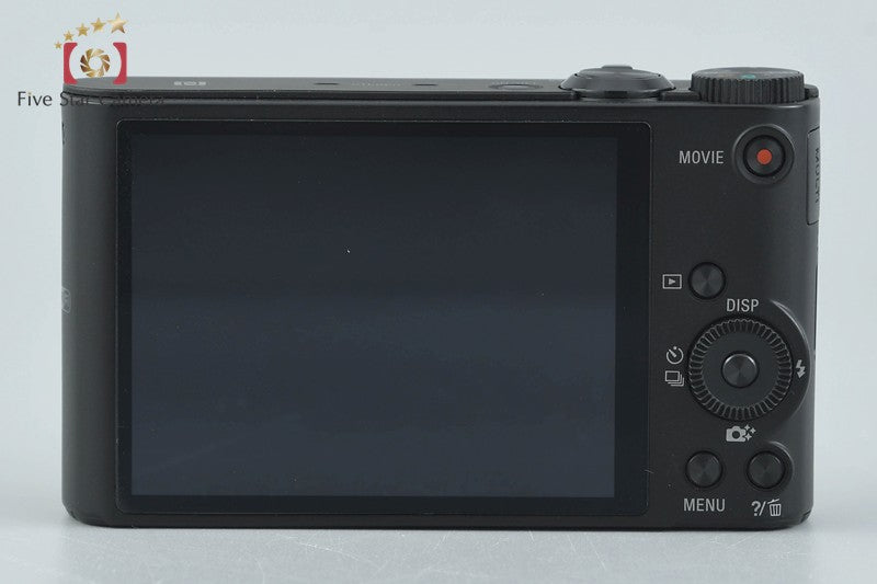 Sony Cyber-Shot DSC-WX350 Black 18.2 MP Digital Camera [Japanese Language Only]