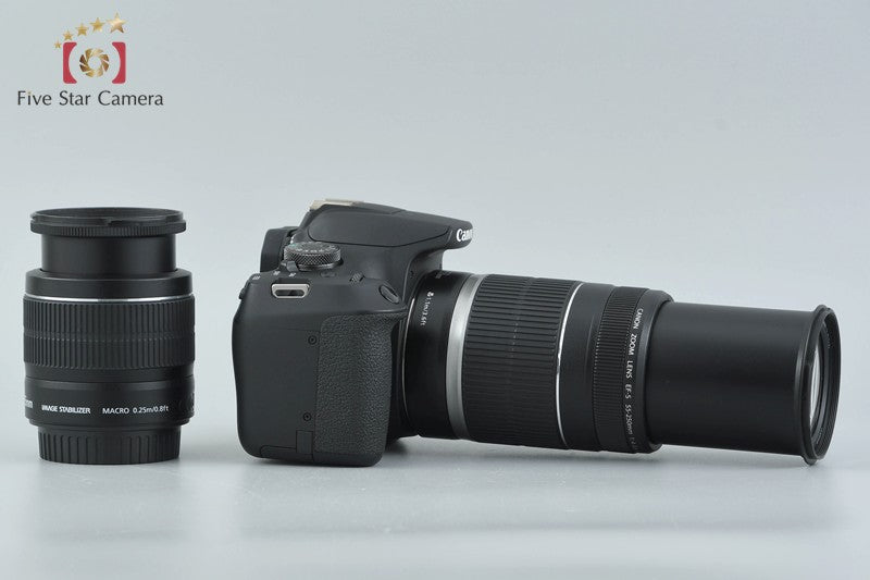 Canon EOS Kiss X90 / Rebel T7 / 2000D 24.1 MP DSLR 18-55 55-250 Lenses