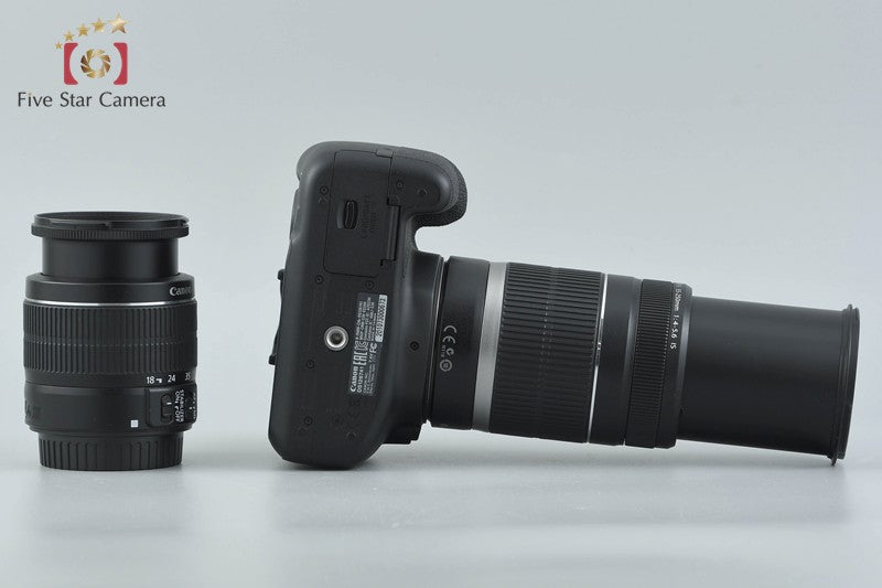 Canon EOS Kiss X90 / Rebel T7 / 2000D 24.1 MP DSLR 18-55 55-250 Lenses