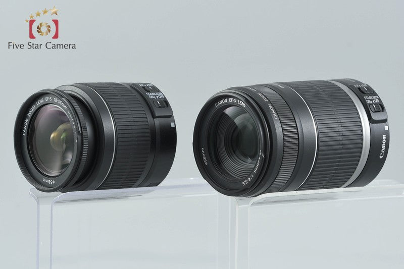 Canon EOS Kiss X90 / Rebel T7 / 2000D 24.1 MP DSLR 18-55 55-250 Lenses