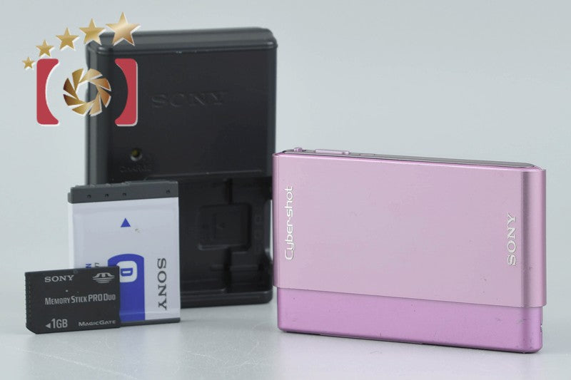 Sony Cyber-Shot DSC-T77 Pink 10.1 MP Digital Camera [Japanese Language Only]