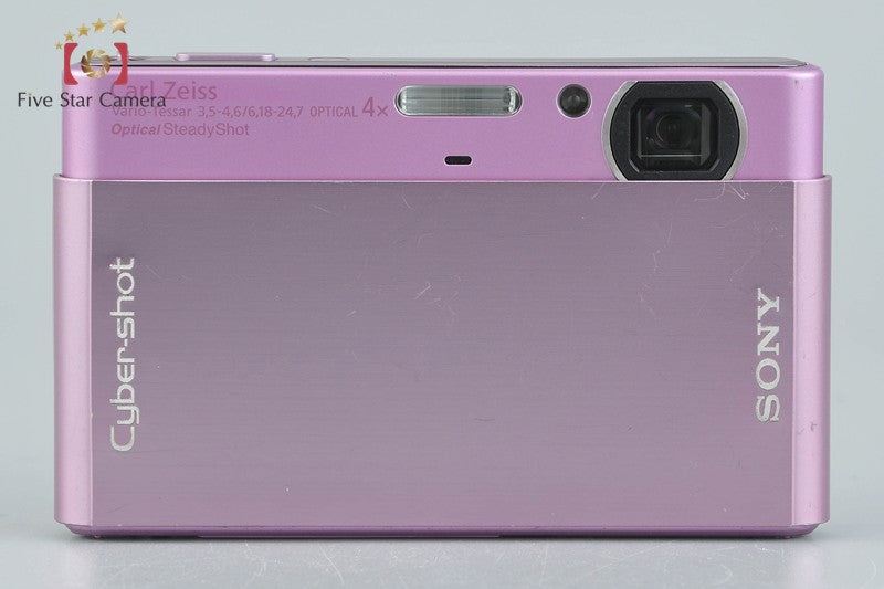 Sony Cyber-Shot DSC-T77 Pink 10.1 MP Digital Camera [Japanese Language Only]