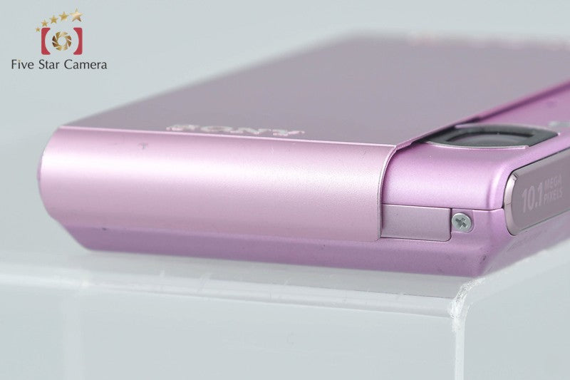 Sony Cyber-Shot DSC-T77 Pink 10.1 MP Digital Camera [Japanese Language Only]