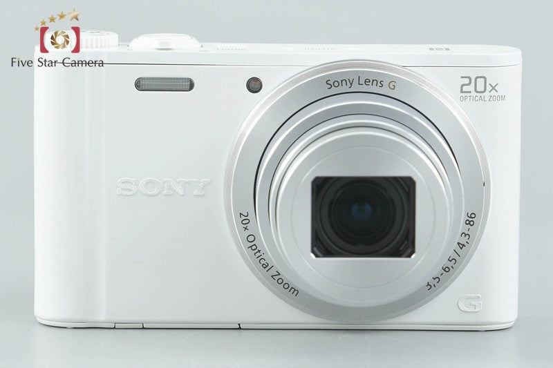 Sony Cyber-Shot DSC-WX350 White 18.2 MP Digital Camera [Japanese Language Only]