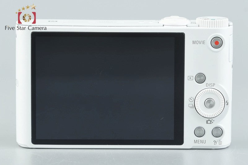 Sony Cyber-Shot DSC-WX350 White 18.2 MP Digital Camera [Japanese Language Only]