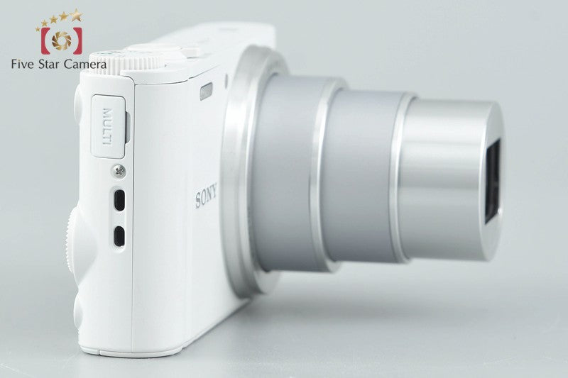 Sony Cyber-Shot DSC-WX350 White 18.2 MP Digital Camera [Japanese Language Only]