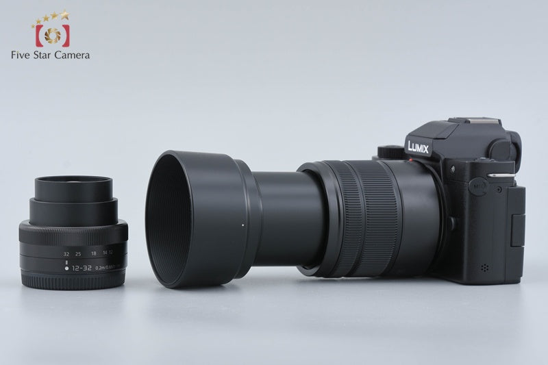 Panasonic LUMIX DC-G100DW 20.3 MP Digital Camera 12-32 45-150 Lenses w/ Box