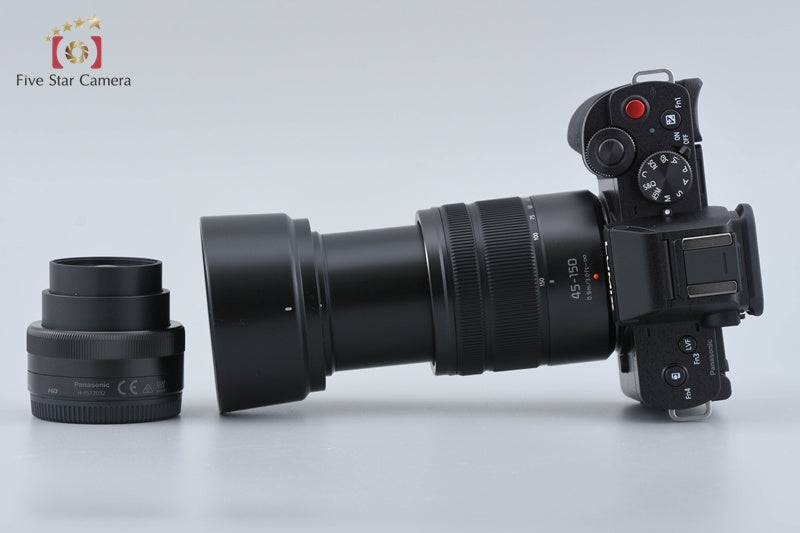 Panasonic LUMIX DC-G100DW 20.3 MP Digital Camera 12-32 45-150 Lenses w/ Box