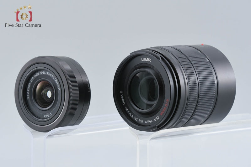 Panasonic LUMIX DC-G100DW 20.3 MP Digital Camera 12-32 45-150 Lenses w/ Box